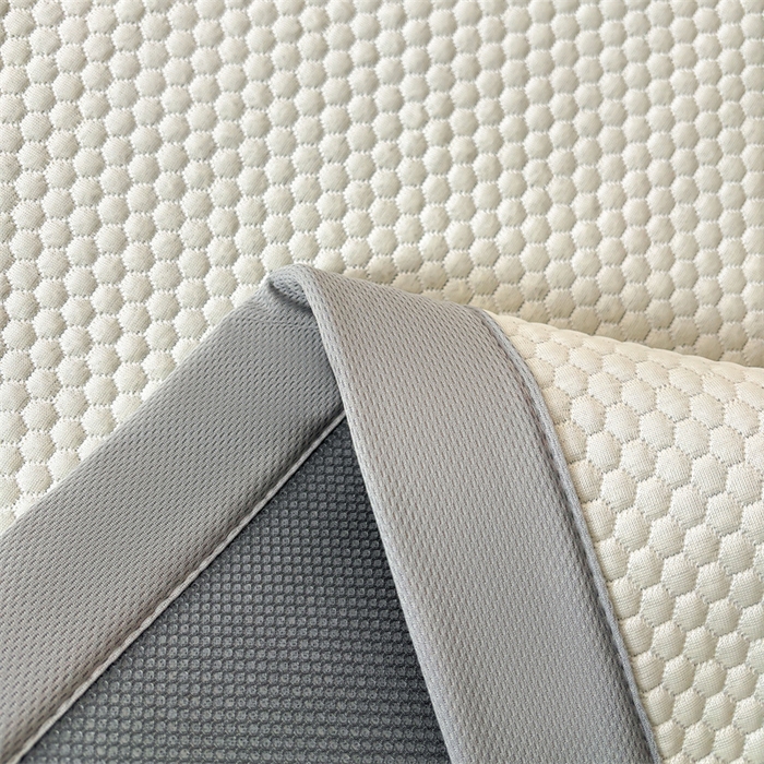 91家纺网 家纺一手货源 找家纺 雯豆家纺 2025新款PE高分子凉感提花凉席三件套绑带款席子平铺席 吉祥兔-绑带款