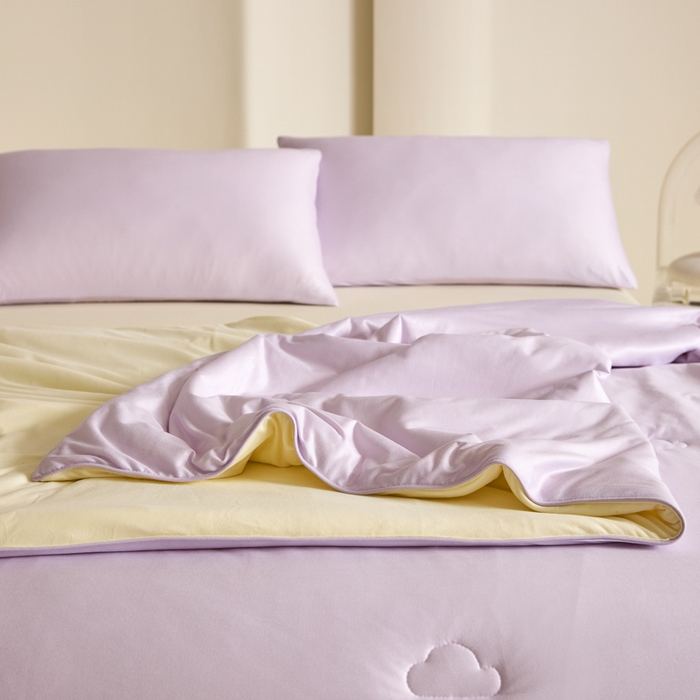 91家纺网 家纺一手货源 找家纺 （总）大彩家居 2025新款A类针织四季被-场景一