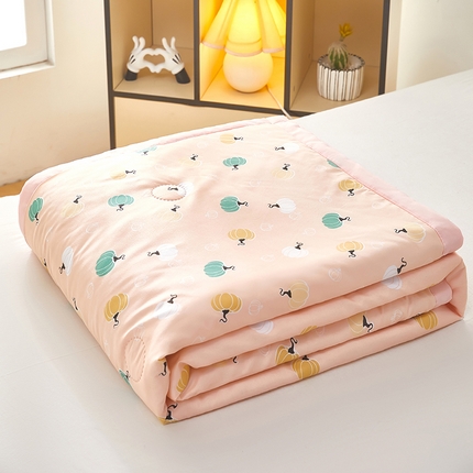澳洲羽 2025新款亲肤棉印花夏被 甜心