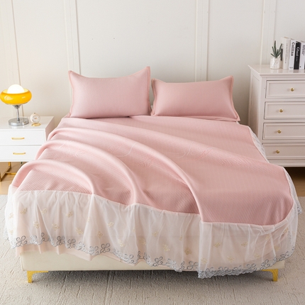 91家纺网 家纺一手货源 找家纺 （总）宜派家纺 2025新款PE凉感席床裙款三件套