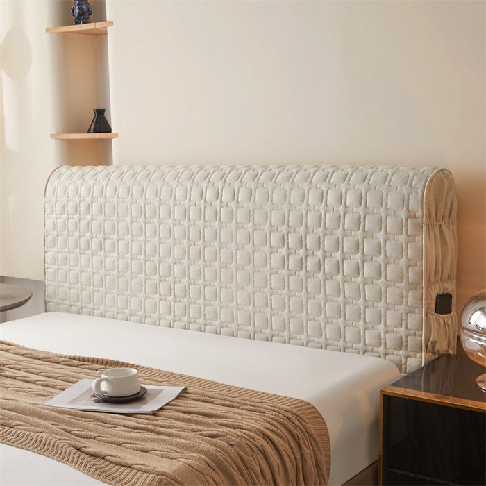 91家纺网 家纺一手货源 找家纺 （总）情恒家纺 2025新款麻布全包床头罩