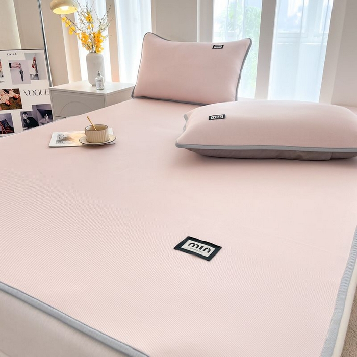 91家纺网 家纺一手货源 找家纺 （总）子曰 2025新款A类高分子PE小清新凉感席系列-床垫款