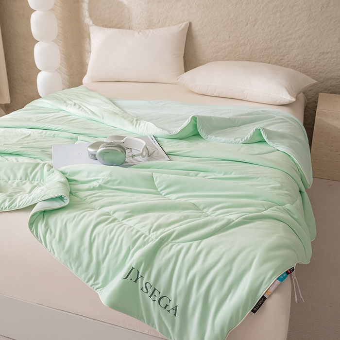 91家纺网 家纺一手货源 找家纺 （总）茧羽世家 2025新款沁柔双镜抗菌系列夏被夏凉被空调被