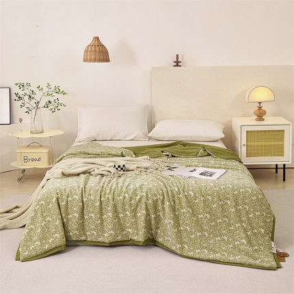 91家纺网 家纺一手货源 找家纺 （总）瑞米家居 2025新款全棉色织提花夏被