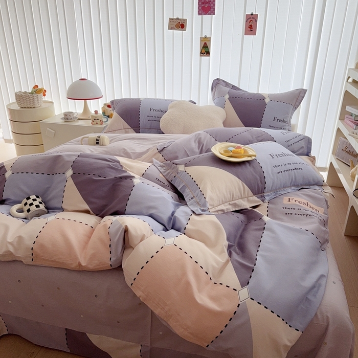 91家纺网 家纺一手货源 找家纺 于果 2025新款全棉13370四件套 罗宾