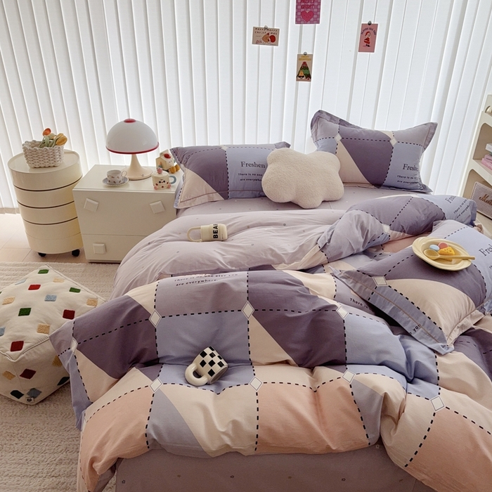 91家纺网 家纺一手货源 找家纺 于果 2025新款全棉13370四件套 罗宾