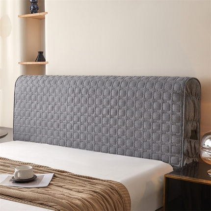 91家纺网 家纺一手货源 找家纺 （总）情恒家纺 2025新款麻布全包床头罩