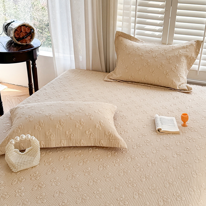 91家纺网 家纺一手货源 找家纺 琳可家居 花开蝶自来系列双面再生纤维素纤维床盖高温水洗两面可用 花开蝶自来-黄