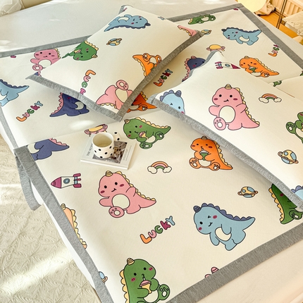 91家纺网 家纺一手货源 找家纺 （总）源舍家纺 2025新款冰豆豆斜纹数码印花席