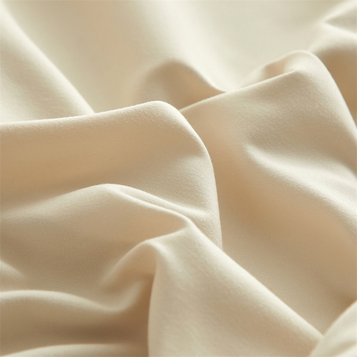 91家纺网 家纺一手货源 找家纺 佳宇轩 2025新款亲肤水洗棉刺绣四件套系列 蜜羽-米白