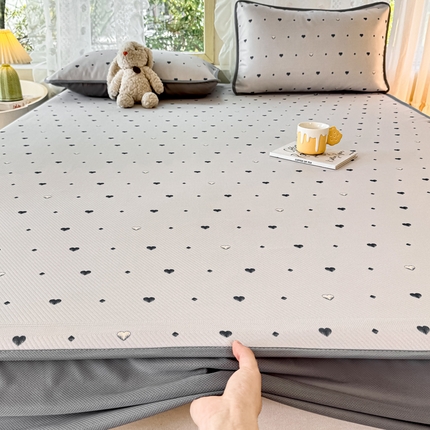 91家纺网 家纺一手货源 找家纺 （总）源舍家纺 2025新款冰豆豆斜纹数码印花席