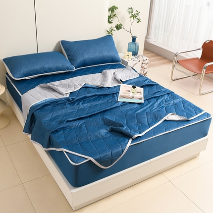 91家纺网 家纺一手货源 找家纺 （总）2025新款清凉舒适凉感丝夏被四件套