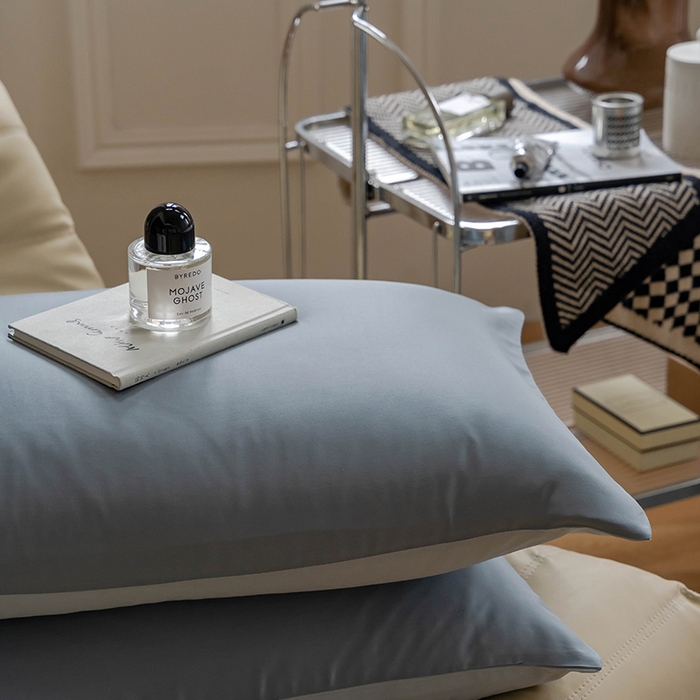 91家纺网 家纺一手货源 找家纺 咏绒家纺工厂店 2025新款60S奥地利兰精天丝轻奢系列-单床单 冰川灰