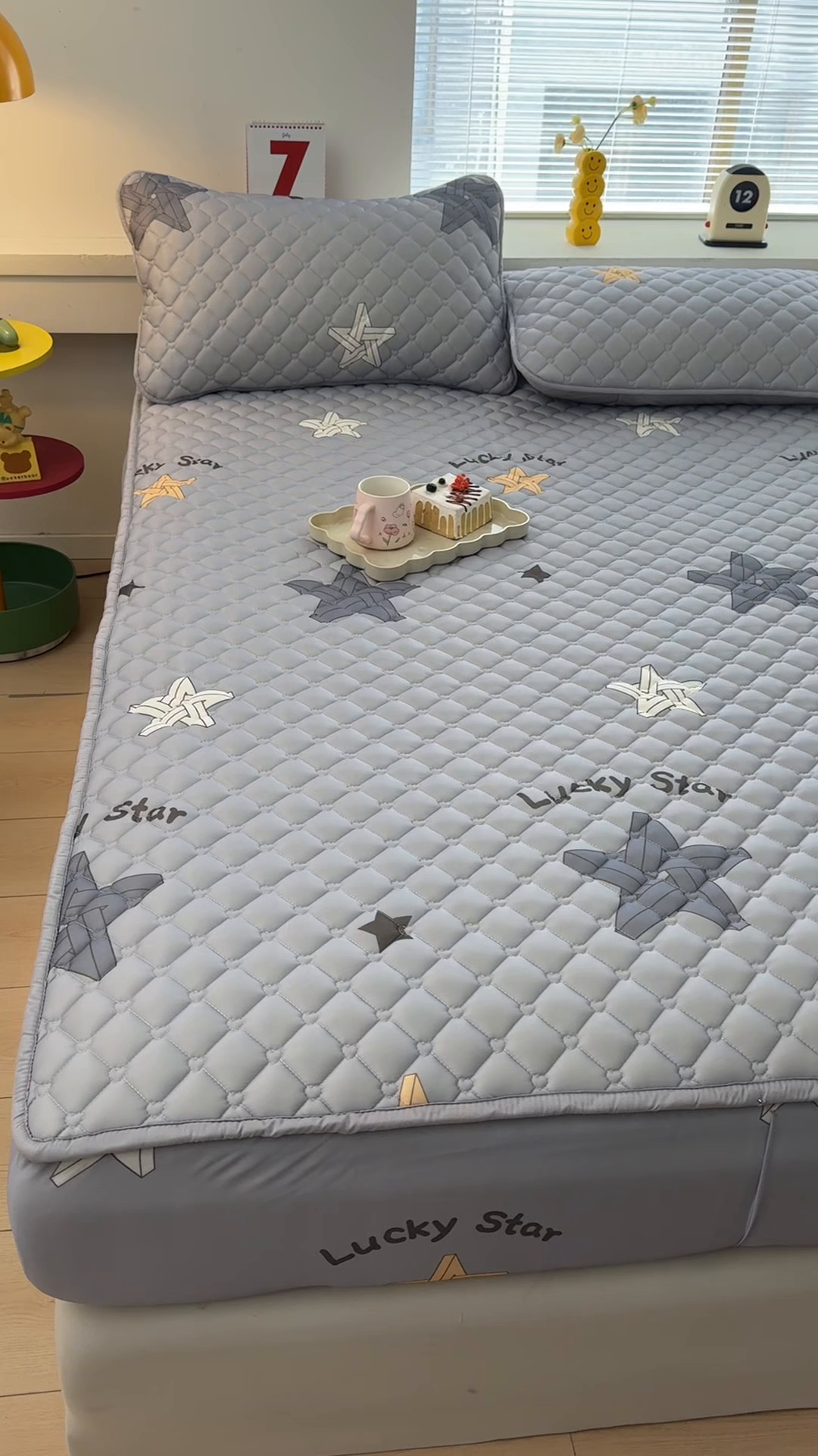 91家纺网 家纺一手货源 找家纺 （总）爱思凯家纺 2025新款水洗棉夹棉单床笠 床笠单件