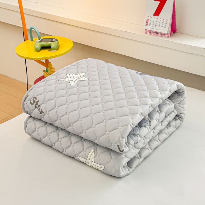 91家纺网 家纺一手货源 找家纺 （总）爱思凯家纺 2025新款水洗棉夹棉单床笠 床笠单件