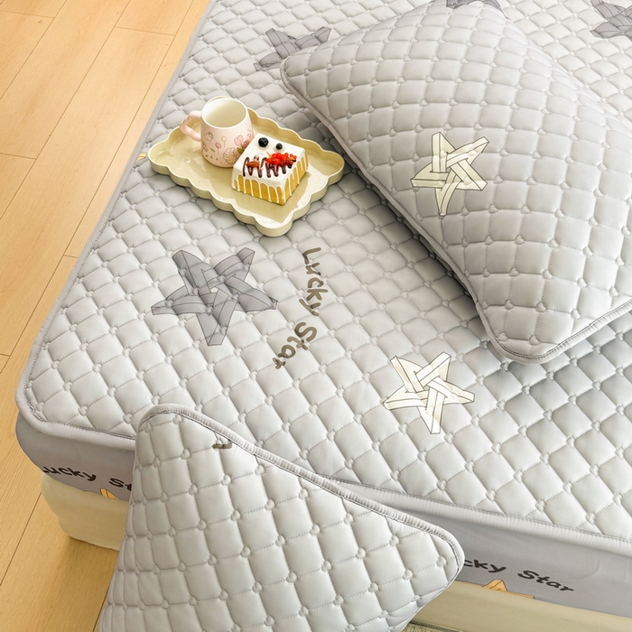 91家纺网 家纺一手货源 找家纺 （总）爱思凯家纺 2025新款水洗棉夹棉单床笠 床笠单件