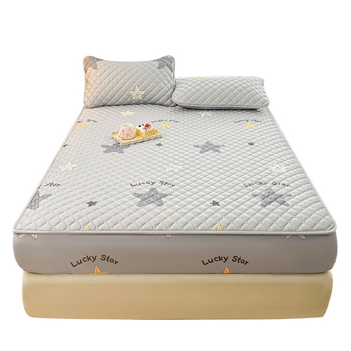 91家纺网 家纺一手货源 找家纺 （总）爱思凯家纺 2025新款水洗棉夹棉单床笠 床笠单件