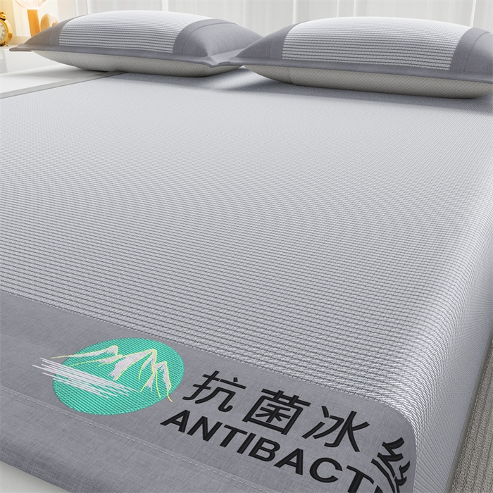 91家纺网 家纺一手货源 找家纺 （总）爱宝被业 2025新款亲肤凉感抗菌冰丝凉席席子