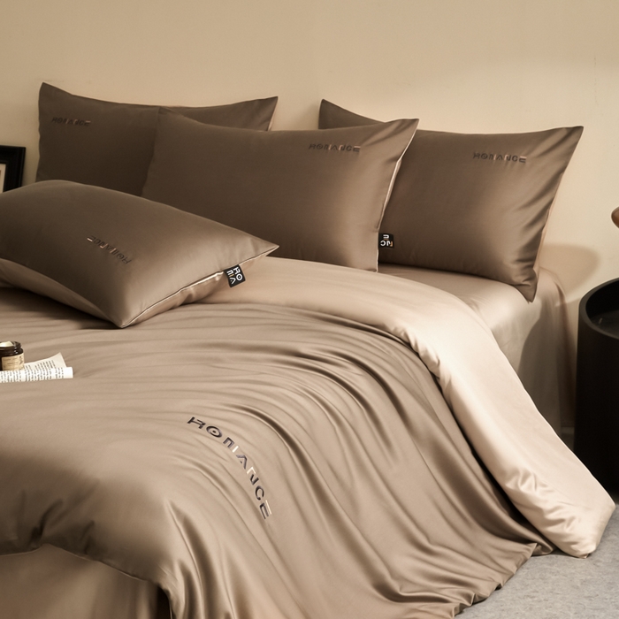 91家纺网 家纺一手货源 找家纺 （总）618家纺 2025新款A类全棉60S100支纯棉长绒棉四件套系列