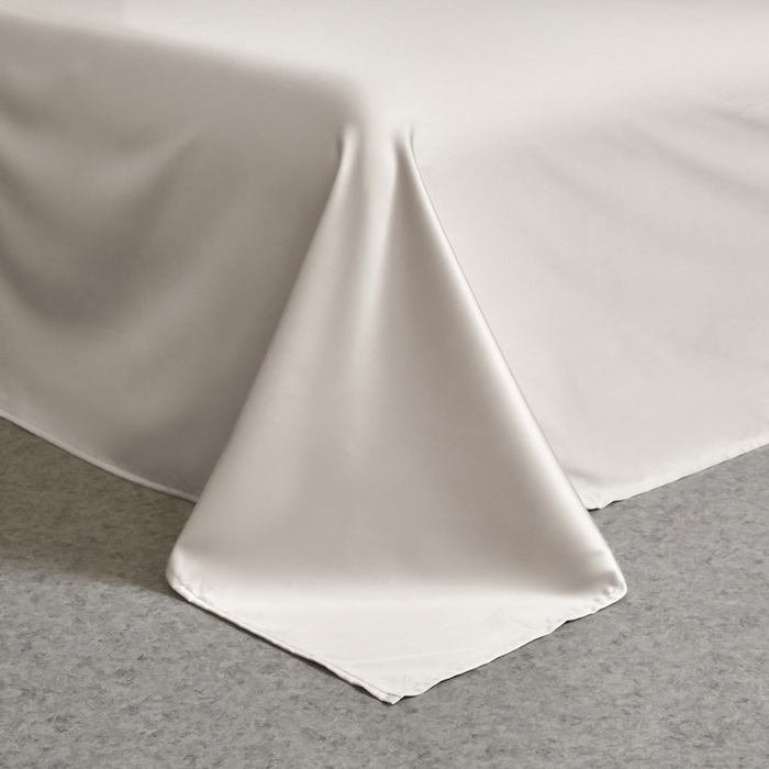 91家纺网 家纺一手货源 找家纺 618家纺 2025新款A类全棉60S100支纯棉长绒棉四件套系列 简爱粉灰