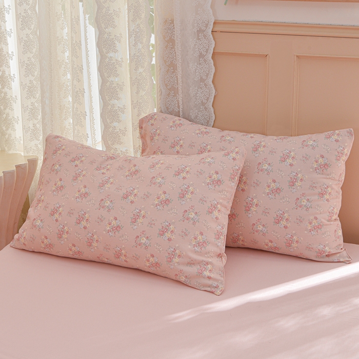 91家纺网 家纺一手货源 找家纺 乐窝家纺仓储 2025新款A类母婴级有氧全棉纯棉双层纱纯棉印花四件套 安娜