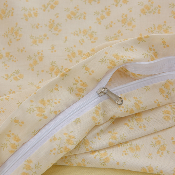 91家纺网 家纺一手货源 找家纺 乐窝家纺仓储 2025新款A类母婴级有氧全棉纯棉双层纱纯棉印花四件套 小晴天