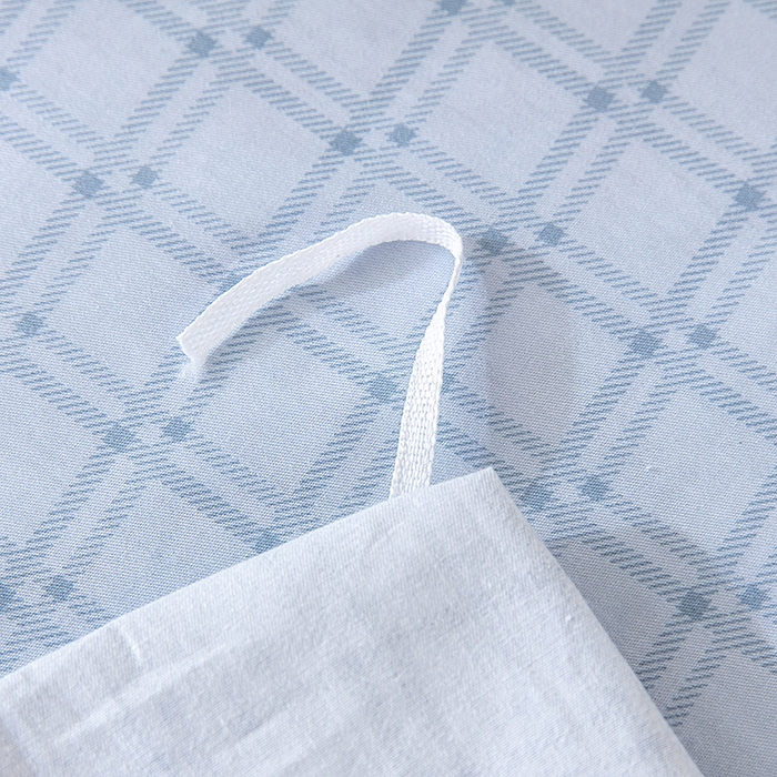 91家纺网 家纺一手货源 找家纺  提供买家秀爆款花型不断货）2025新款全棉AB版13372学生宿舍印花三件套双面纯棉床单款上下铺单人 菲扬-蓝