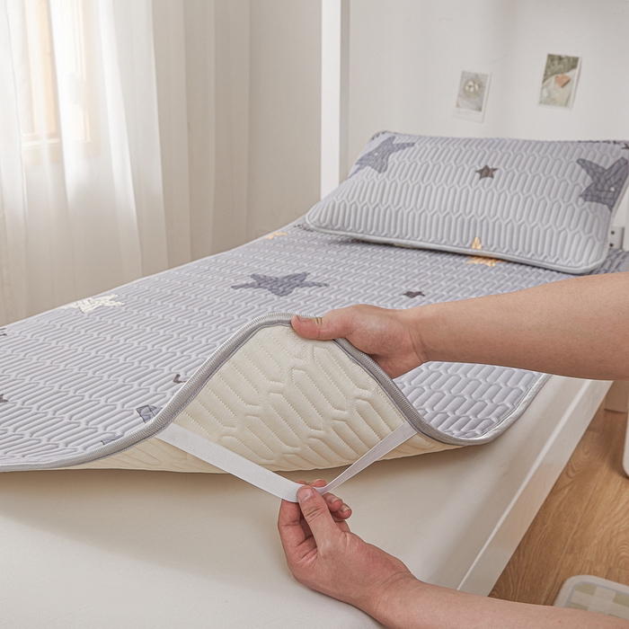 91家纺网 家纺一手货源 找家纺 （总）爱思凯家纺 2025新款【学生】印花清新乳胶条席