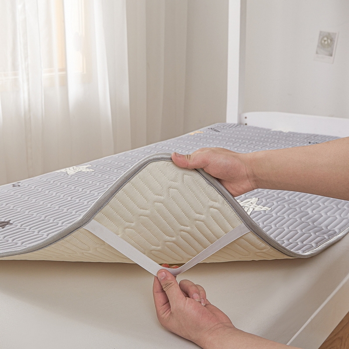 91家纺网 家纺一手货源 找家纺 （总）爱思凯家纺 2025新款【学生】印花清新乳胶条席