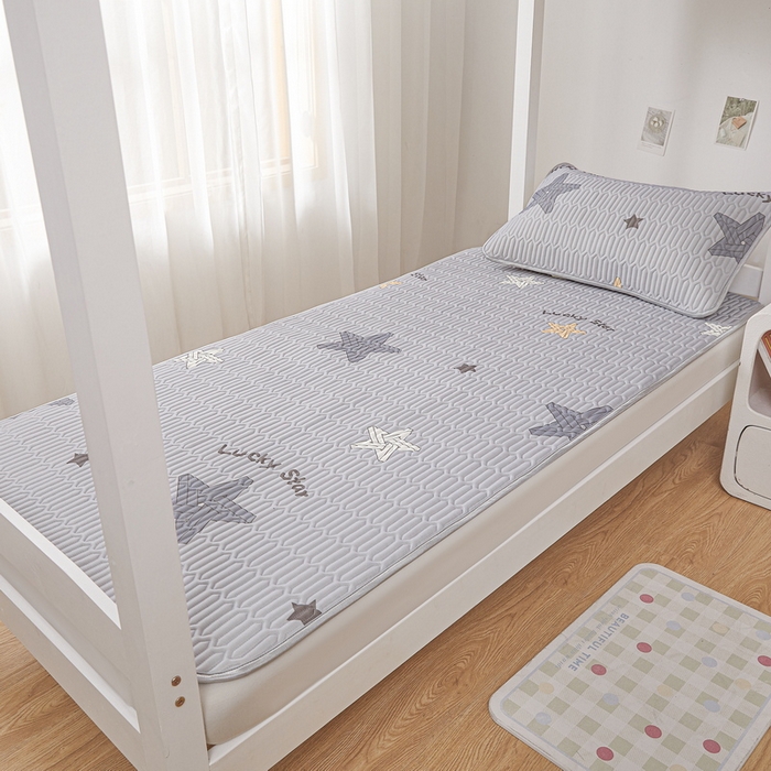 91家纺网 家纺一手货源 找家纺 （总）爱思凯家纺 2025新款【学生】印花清新乳胶条席