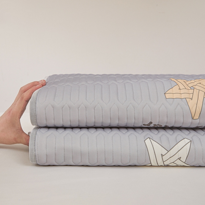 91家纺网 家纺一手货源 找家纺 （总）爱思凯家纺 2025新款【学生】印花清新乳胶条席