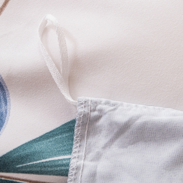 91家纺网 家纺一手货源 找家纺 巧格家纺 2025爆款超柔云朵棉双层纱四件套不起球不掉色床裙款 绿光森林