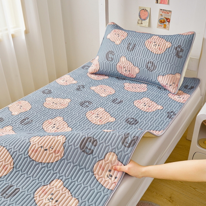 91家纺网 家纺一手货源 找家纺 （总）爱思凯家纺 2025新款【学生】印花清新乳胶条席