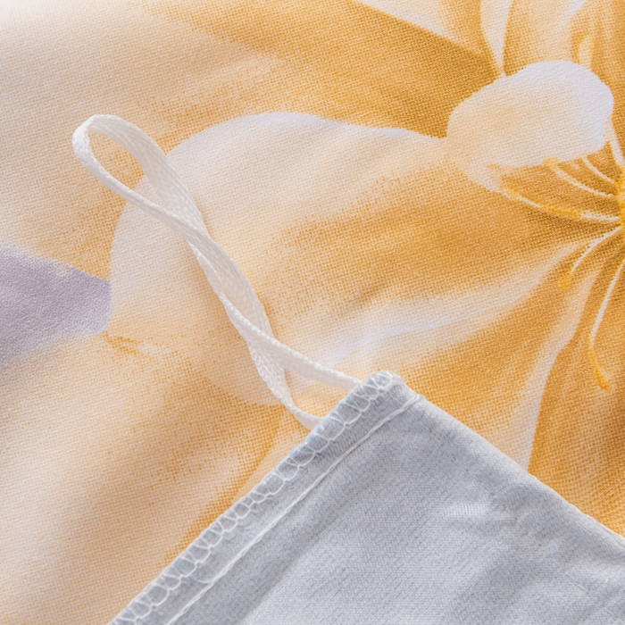 91家纺网 家纺一手货源 找家纺 巧格家纺 2025爆款超柔云朵棉双层纱四件套不起球不掉色床裙款 梦华录-蓝