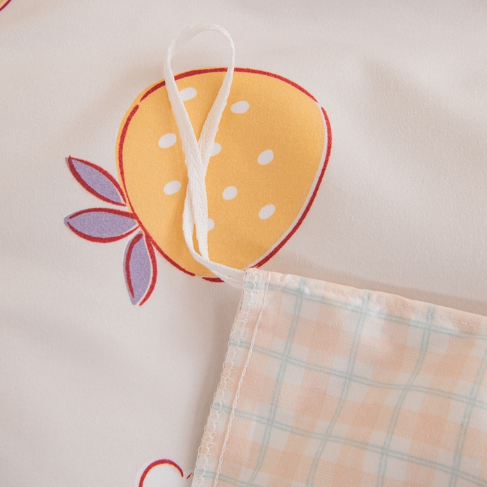 91家纺网 家纺一手货源 找家纺 巧格家纺 2025爆款超柔云朵棉双层纱四件套不起球不掉色床裙款 可可奈-米