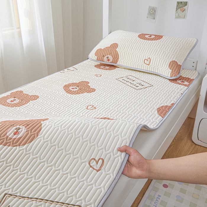 91家纺网 家纺一手货源 找家纺 （总）爱思凯家纺 2025新款【学生】印花清新乳胶条席