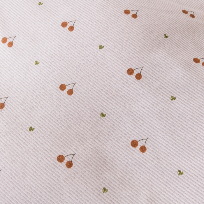 91家纺网 家纺一手货源 找家纺 巧格家纺 2025爆款超柔云朵棉双层纱四件套不起球不掉色床裙款 点点甜心-咖