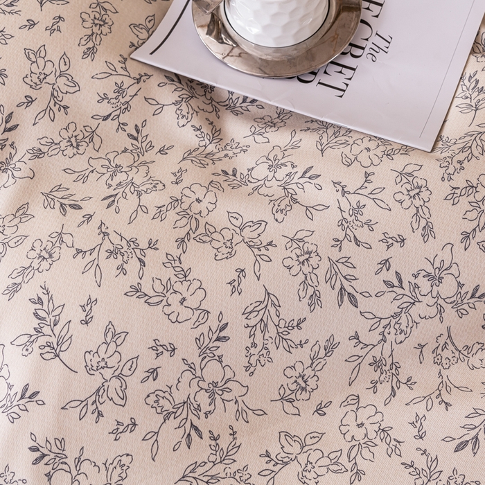 91家纺网 家纺一手货源 找家纺 巧格家纺 2025爆款超柔云朵棉双层纱四件套不起球不掉色床裙款 浮光叶影-咖