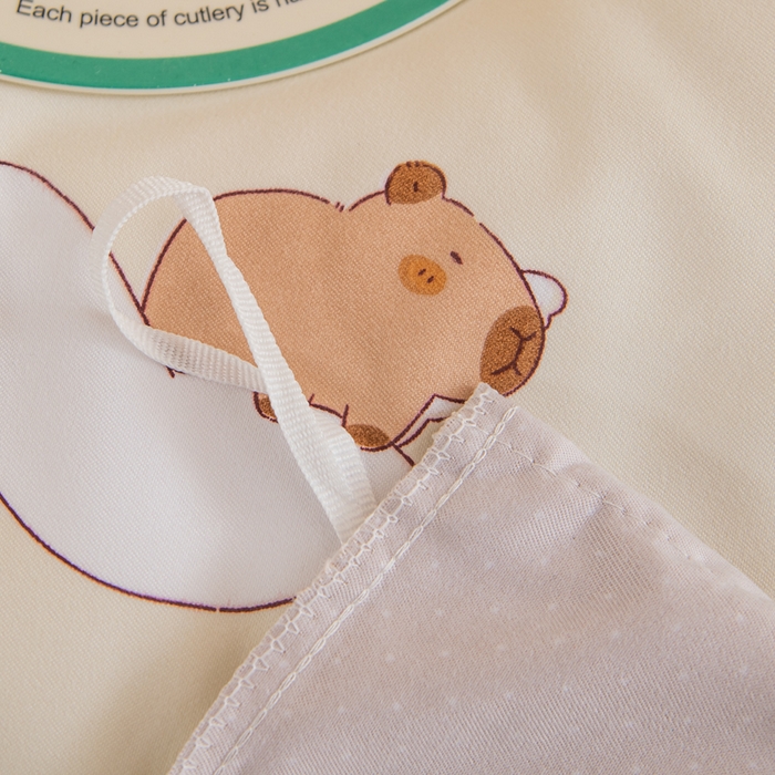 91家纺网 家纺一手货源 找家纺 巧格家纺 2025爆款超柔云朵棉双层纱四件套不起球不掉色床裙款 卡皮巴拉-米