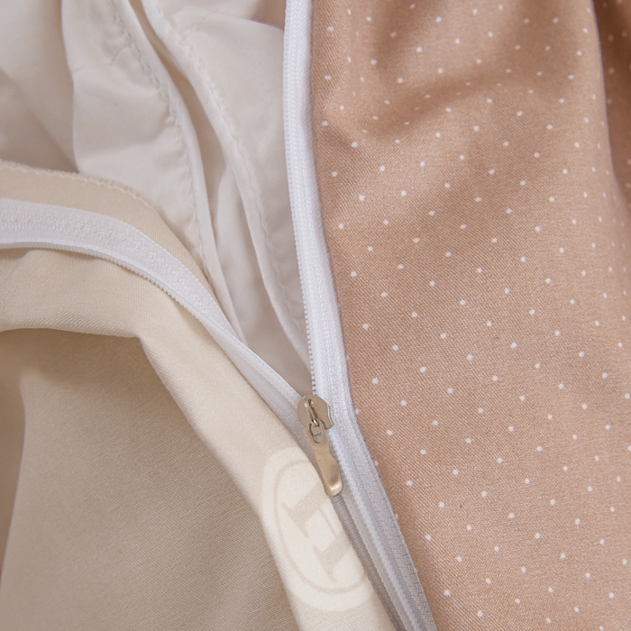 91家纺网 家纺一手货源 找家纺 巧格家纺 2025爆款超柔云朵棉双层纱四件套不起球不掉色床裙款 梦幻联动-咖