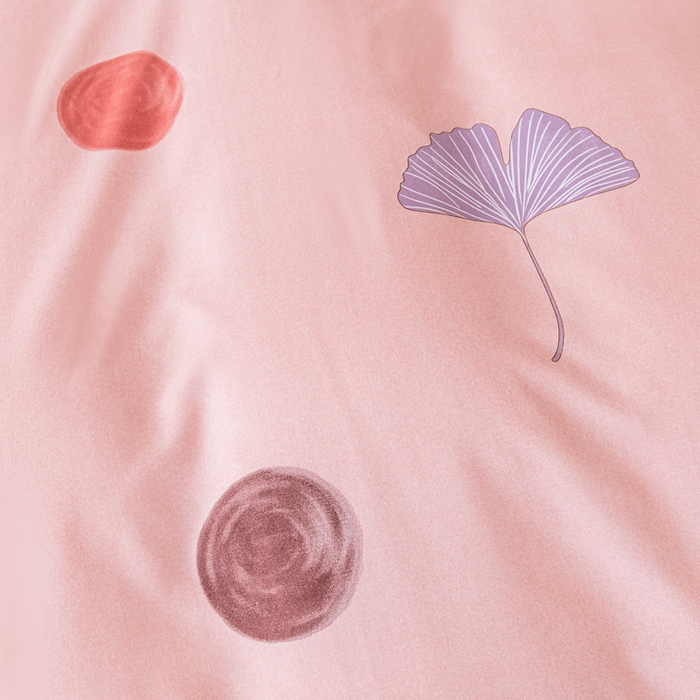 91家纺网 家纺一手货源 找家纺 巧格家纺 2025爆款超柔云朵棉双层纱四件套不起球不掉色床裙款 杉杉来了-粉