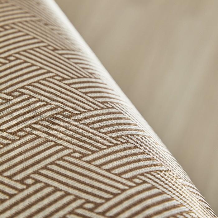 91家纺网 家纺一手货源 找家纺 梵希良品家纺 2025新款艾草宽边绣花冰藤席冰丝席凉席三件套 咖色