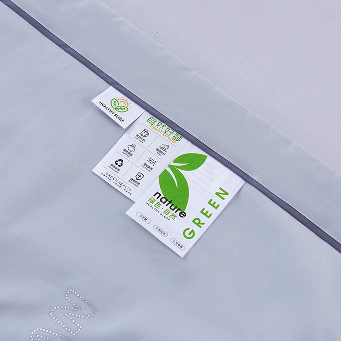 91家纺网 家纺一手货源 找家纺 紫乐家纺 2025新款60长绒棉纯色夏被 海鸥灰