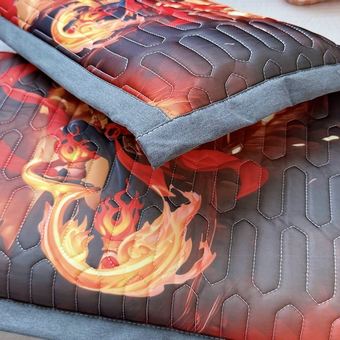 91家纺网 家纺一手货源 找家纺 （总）纽乐家纺 2025新款卡通5D数码印花哪吒周边儿童冰丝乳胶凉枕枕套枕芯