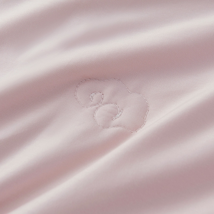 91家纺网 家纺一手货源 找家纺 紫乐家纺 2025新款60长绒棉纯色夏被 紫苏粉