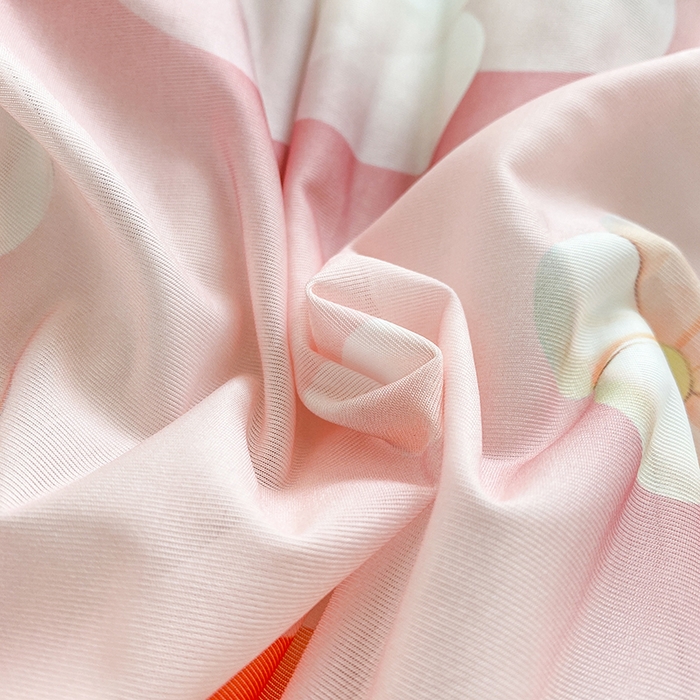 91家纺网 家纺一手货源 找家纺 七里香 2025新款防锦安带氨纶5D凉感丝夏被 西瓜