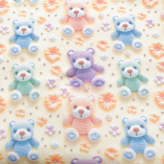 91家纺网 家纺一手货源 找家纺 七里香 2025新款防锦安带氨纶5D凉感丝夏被 小熊