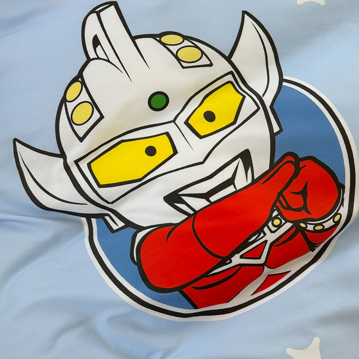 91家纺网 家纺一手货源 找家纺 金爱家 2025新款纯棉数码印花系列四件套-奥特曼 D-王牌特工