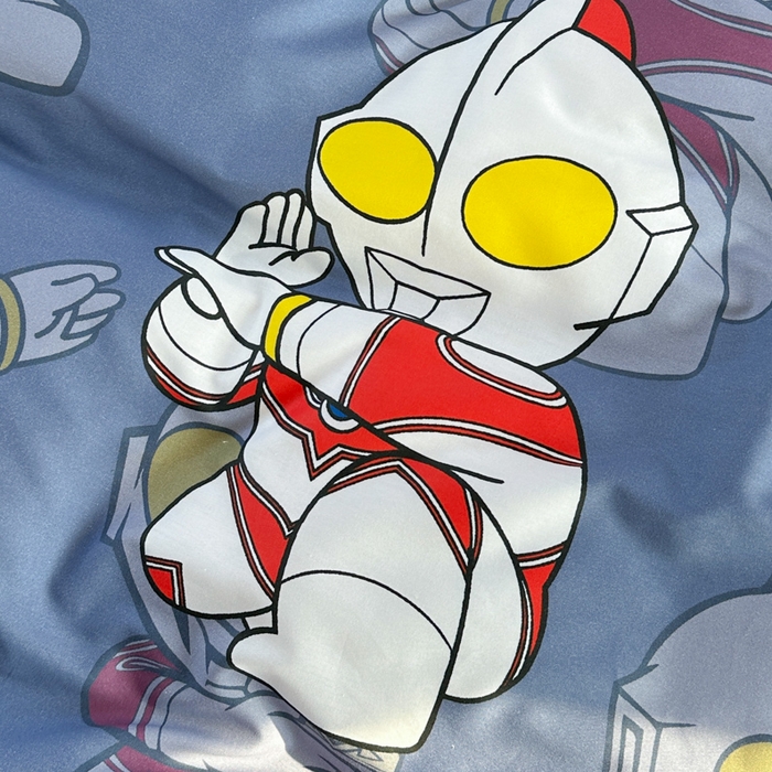 91家纺网 家纺一手货源 找家纺 金爱家 2025新款纯棉数码印花系列四件套-奥特曼 D-胜者为王