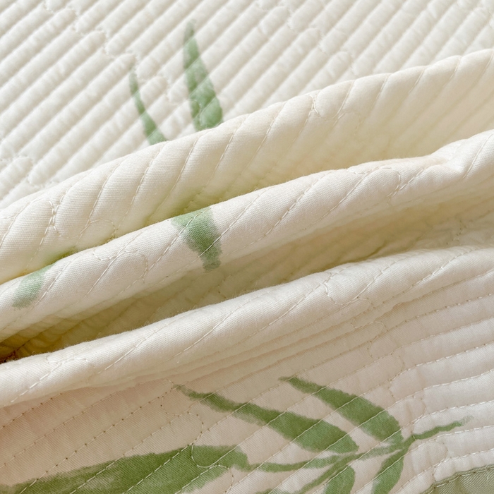 91家纺网 家纺一手货源 找家纺 富馨莱 2025春夏新款A类母婴级全棉纯棉夹棉床笠 熊猫团子